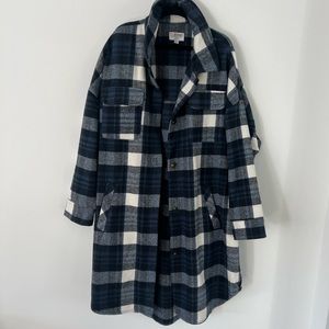 Plaid Collection Long Shacket
